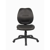 Boss Mid-Back Task Office Chair without Arms, Black, B1016-BK